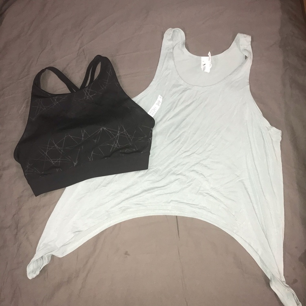 Adidas Sports Bra and Shirt Bundle - Size S